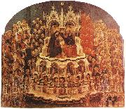JACOBELLO DEL FIORE Coronation of the Virgin sf oil painting artist